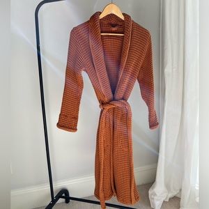 Brooklinen waffle knit robe